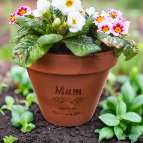 Mum Personalised Plant Pot